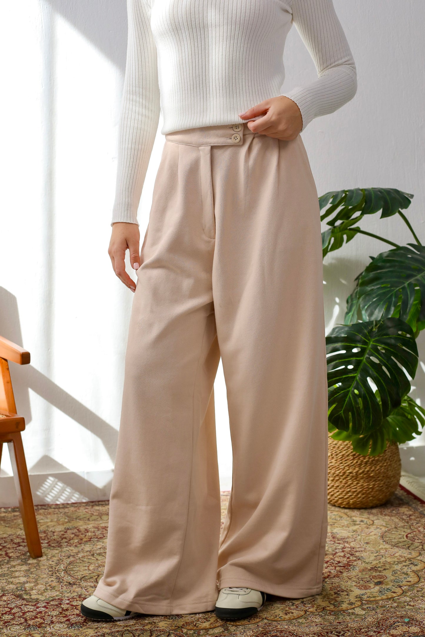 Effortless Elegance Wide-Leg Pants