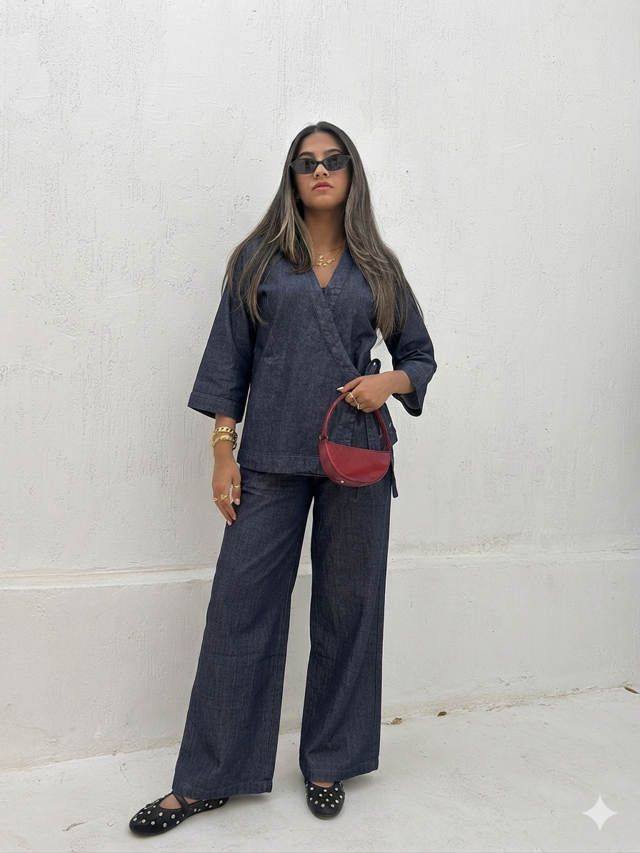 Urban Ease Denim Set