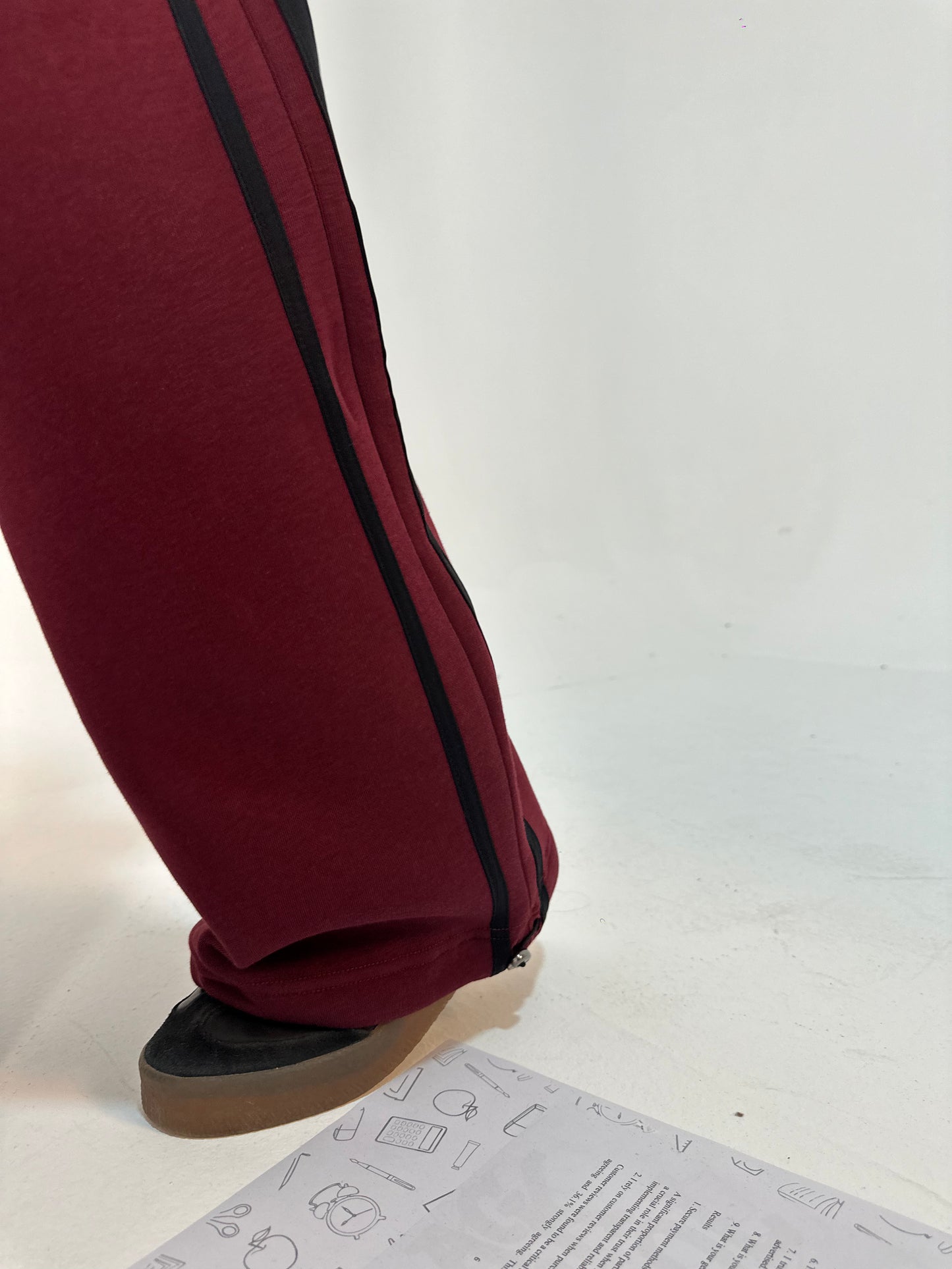 Contrast Side-Stripe Pants