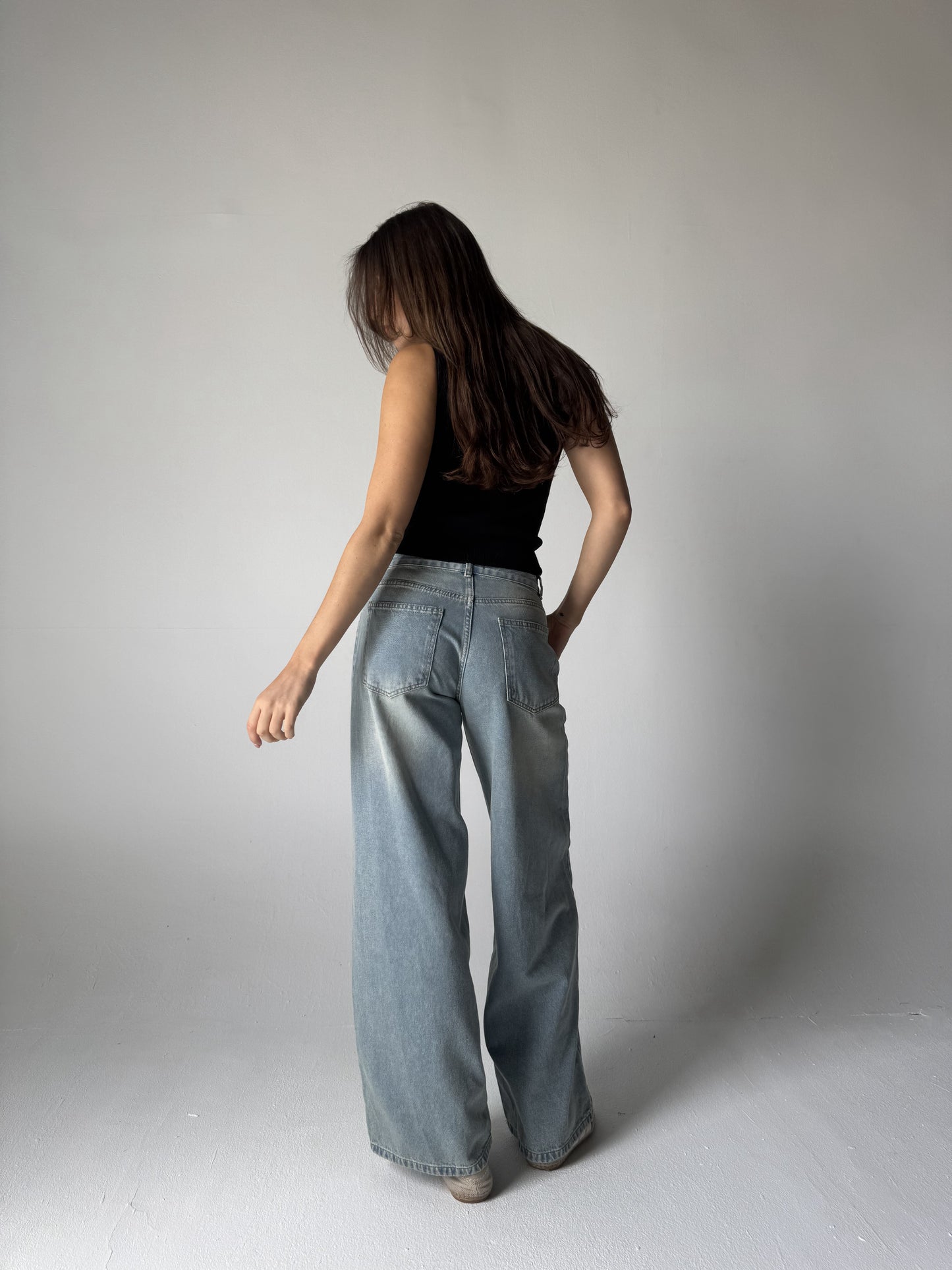 Relaxed Fit Denim Pants