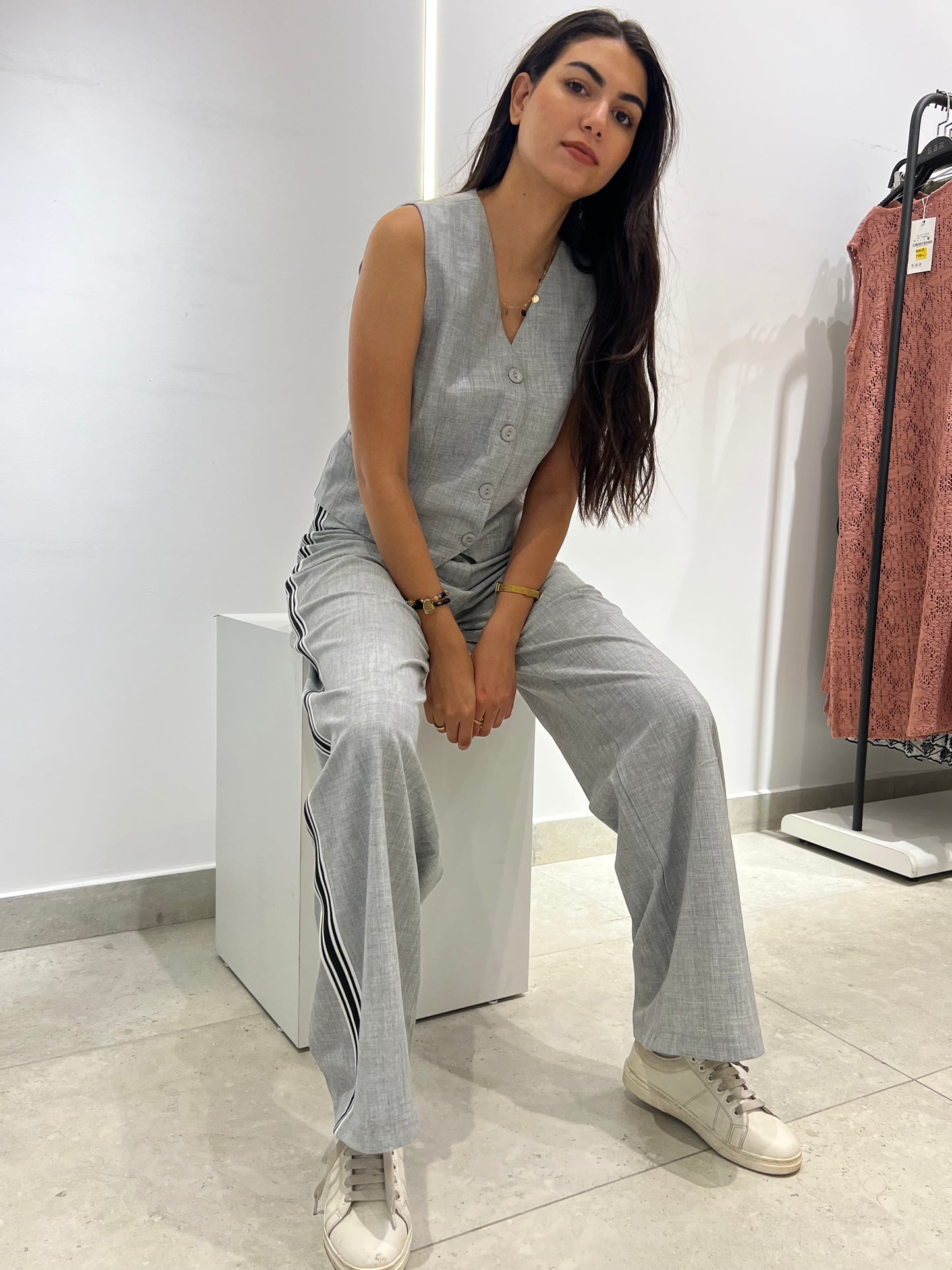Modern Classic Side-Stripe Pants