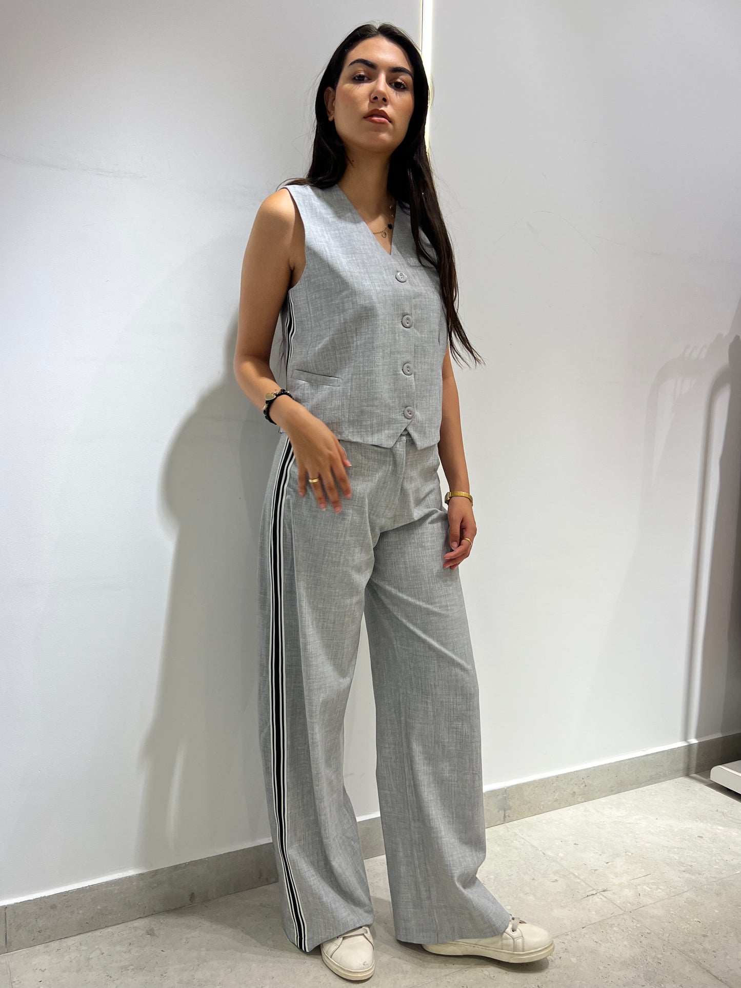 Modern Classic Side-Stripe Pants