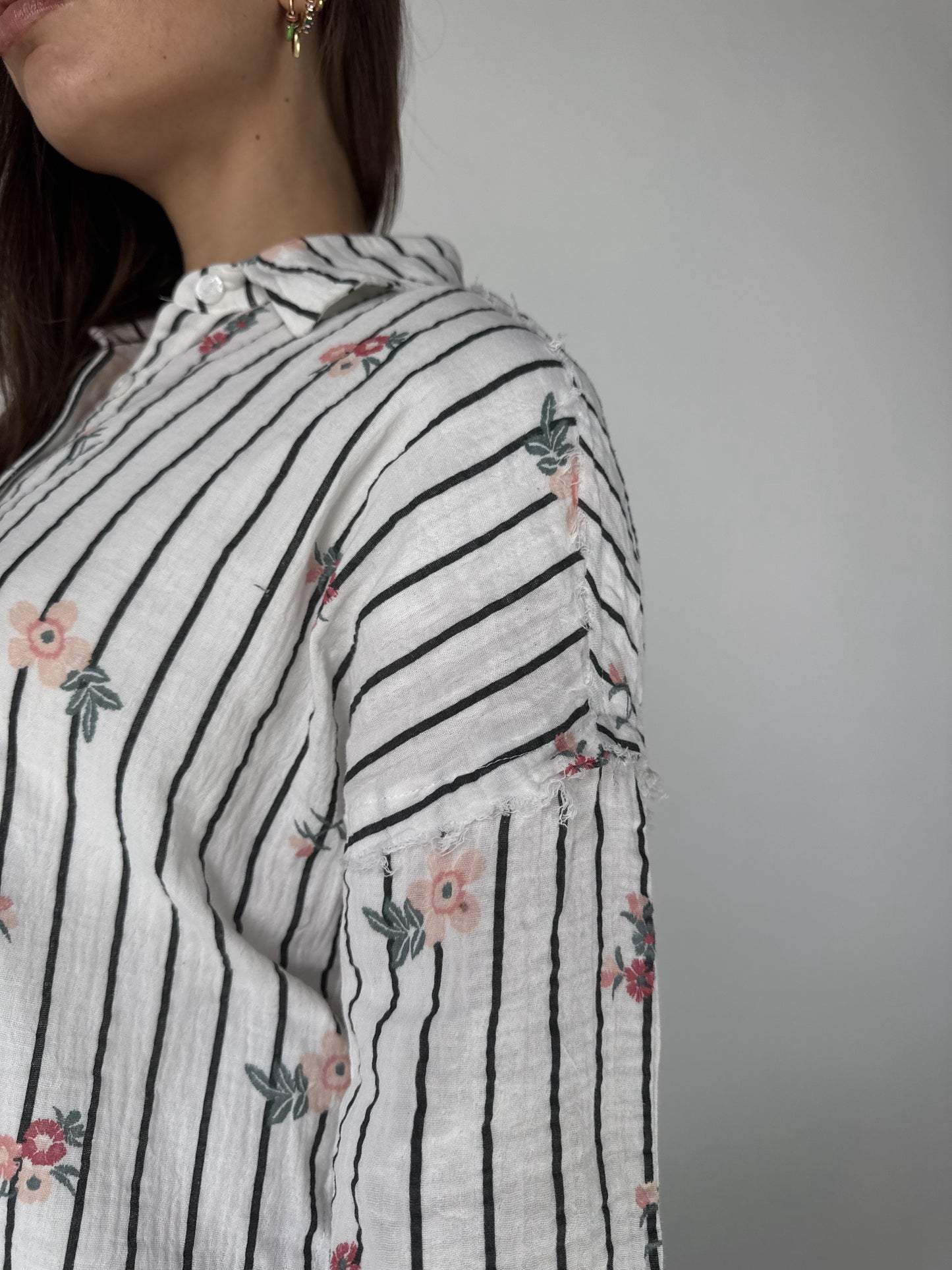 Floral Stripe Shirt