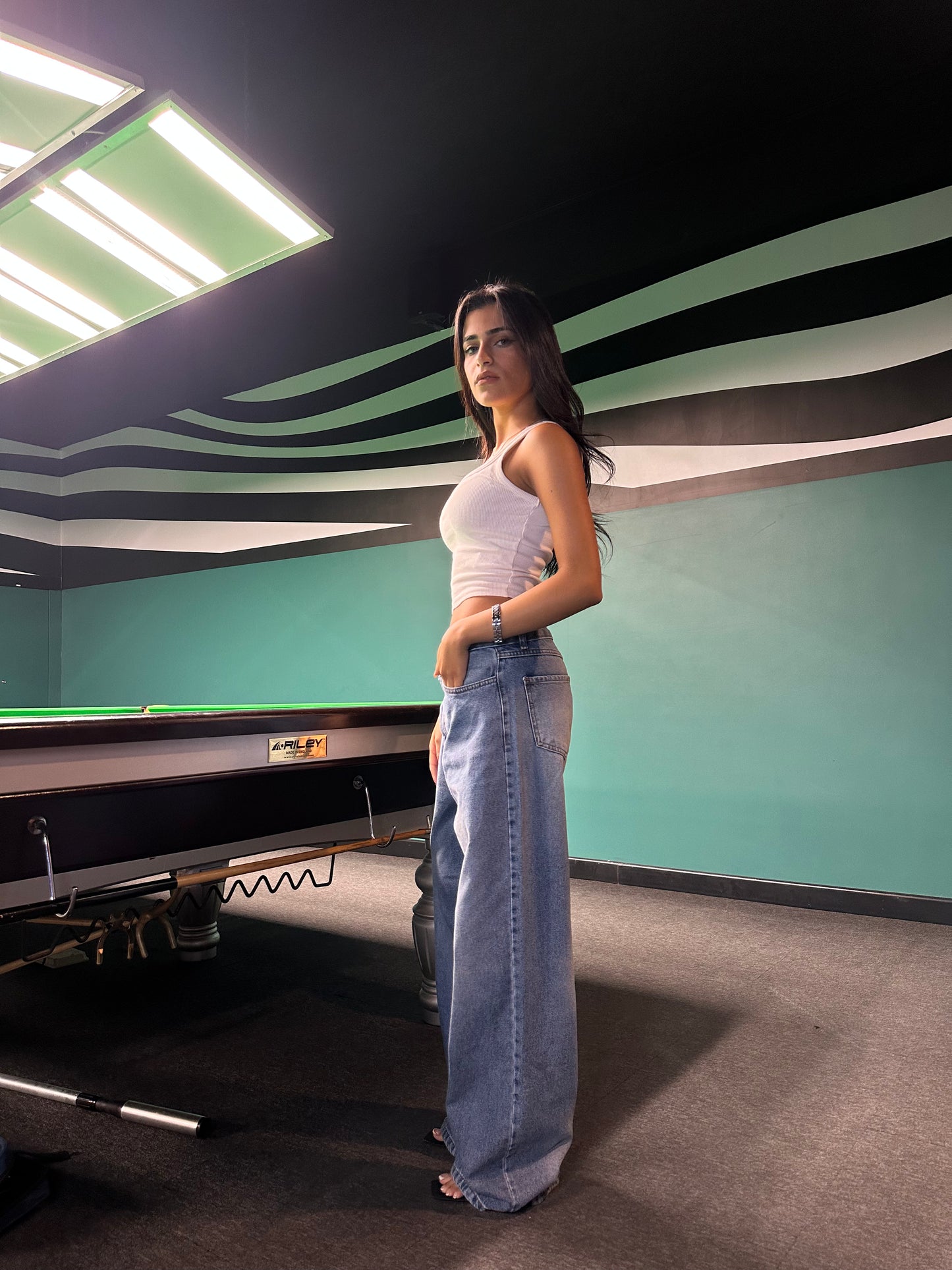 Classic Wide-Leg Denim