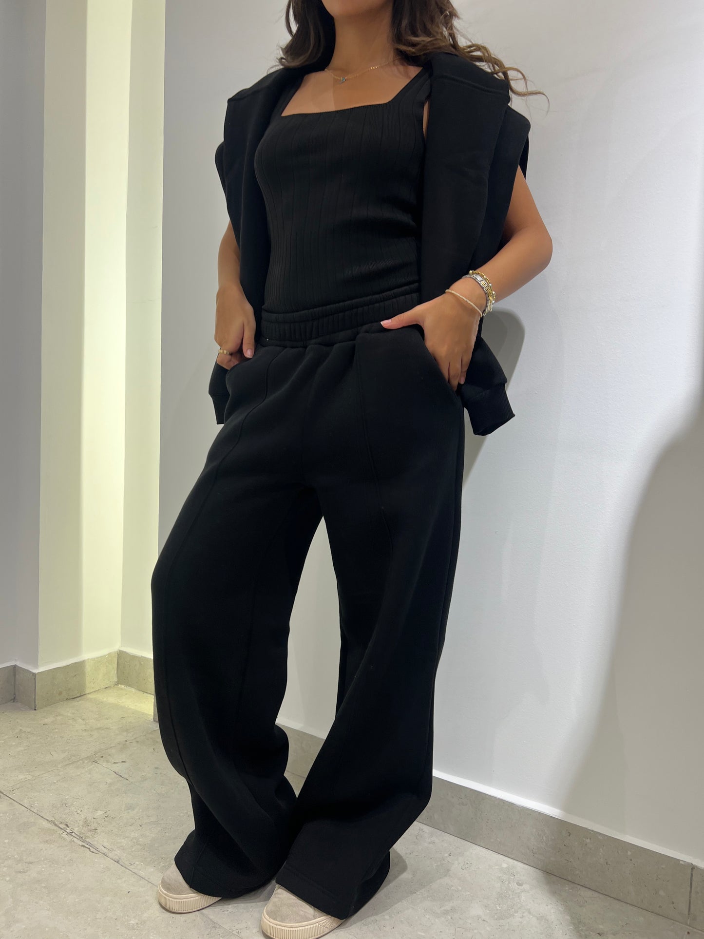 Essential Wide-Leg Lounge Pants