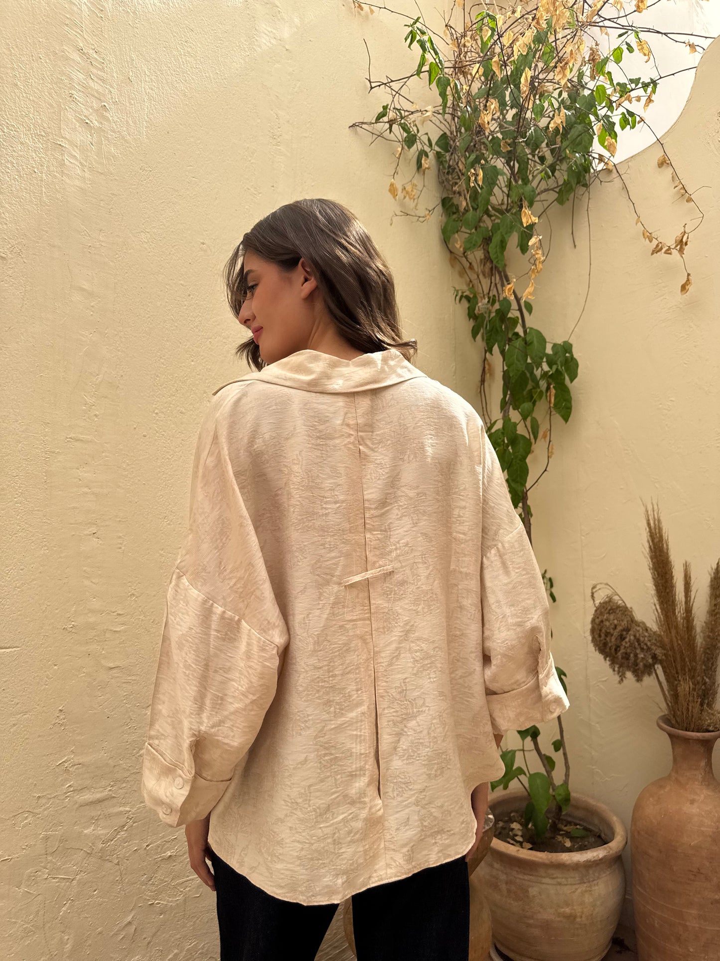 Sunlit Satin Shirt