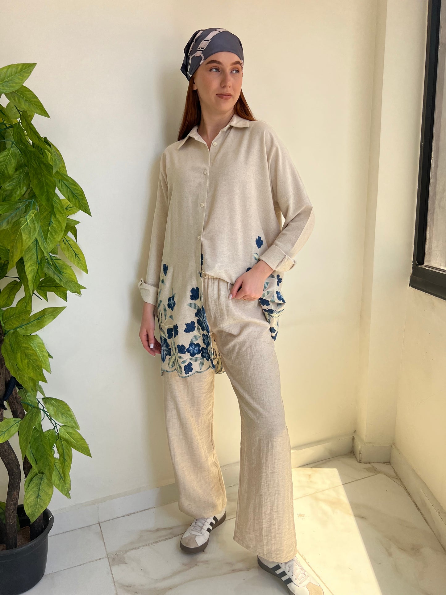 Botanic Bloom Oversized Shirt