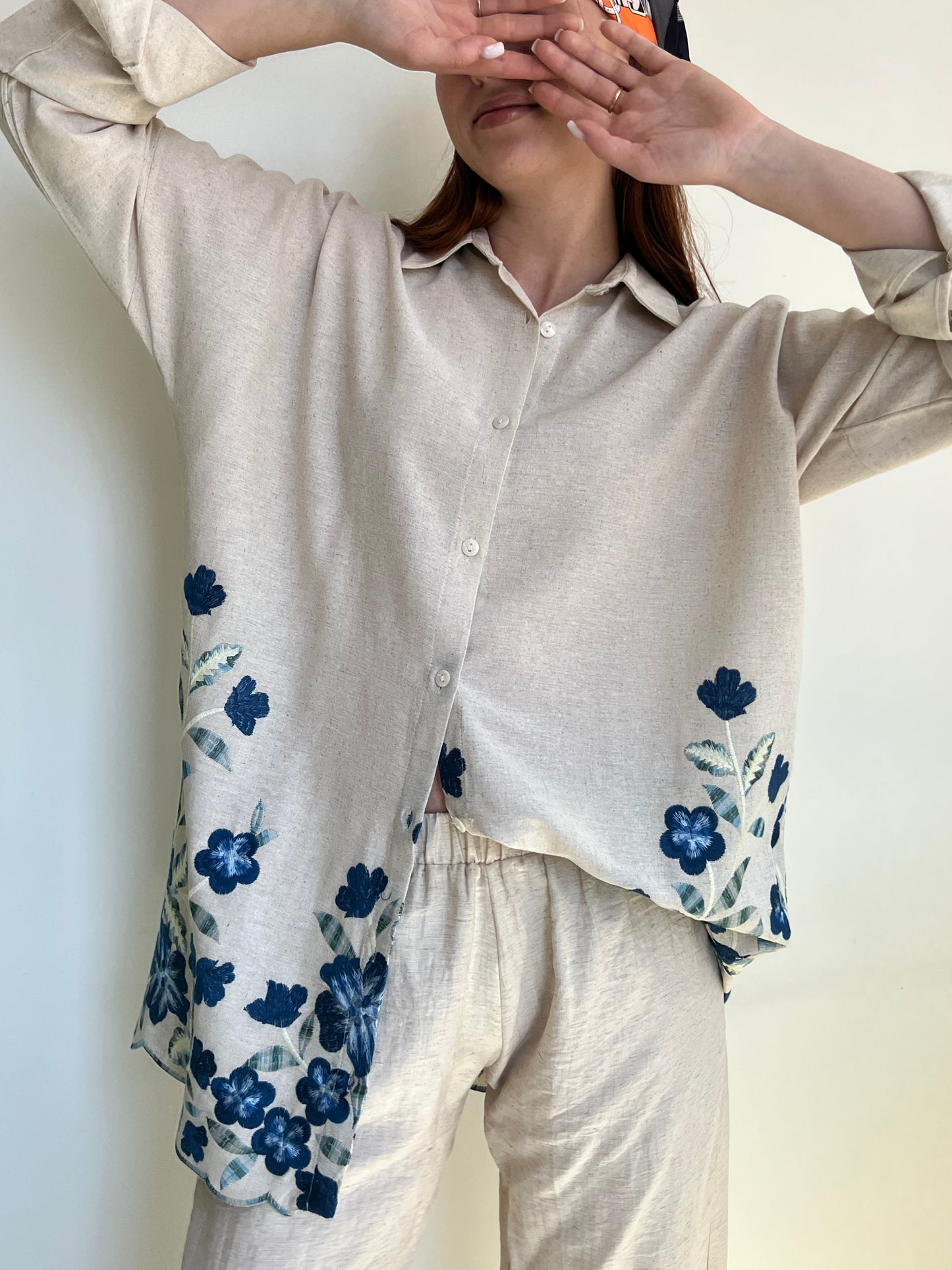 Botanic Bloom Oversized Shirt