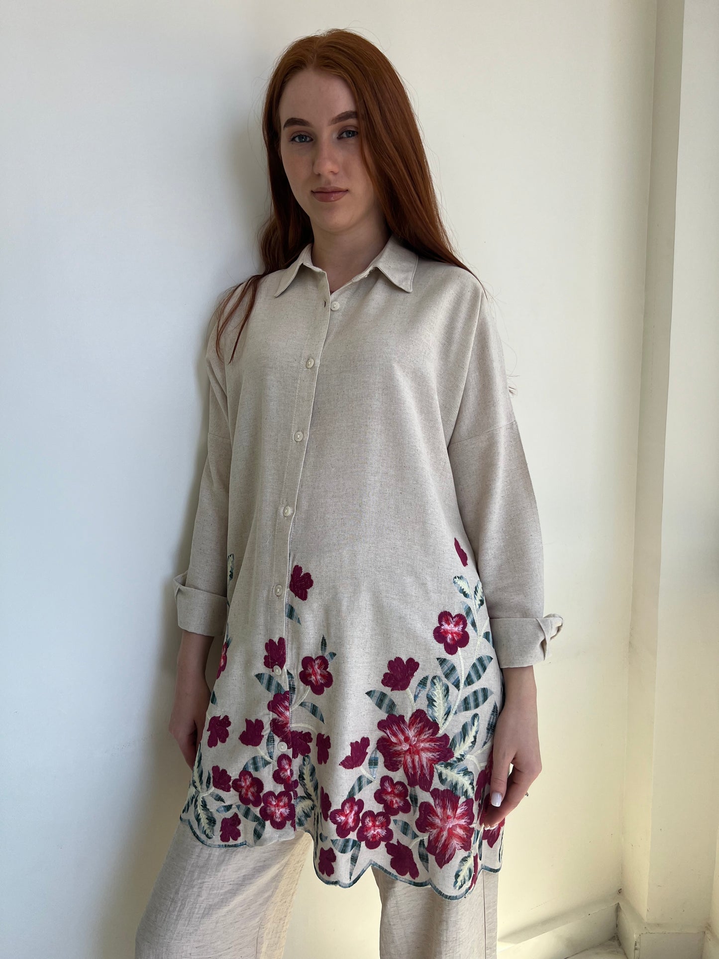 Botanic Bloom Oversized Shirt
