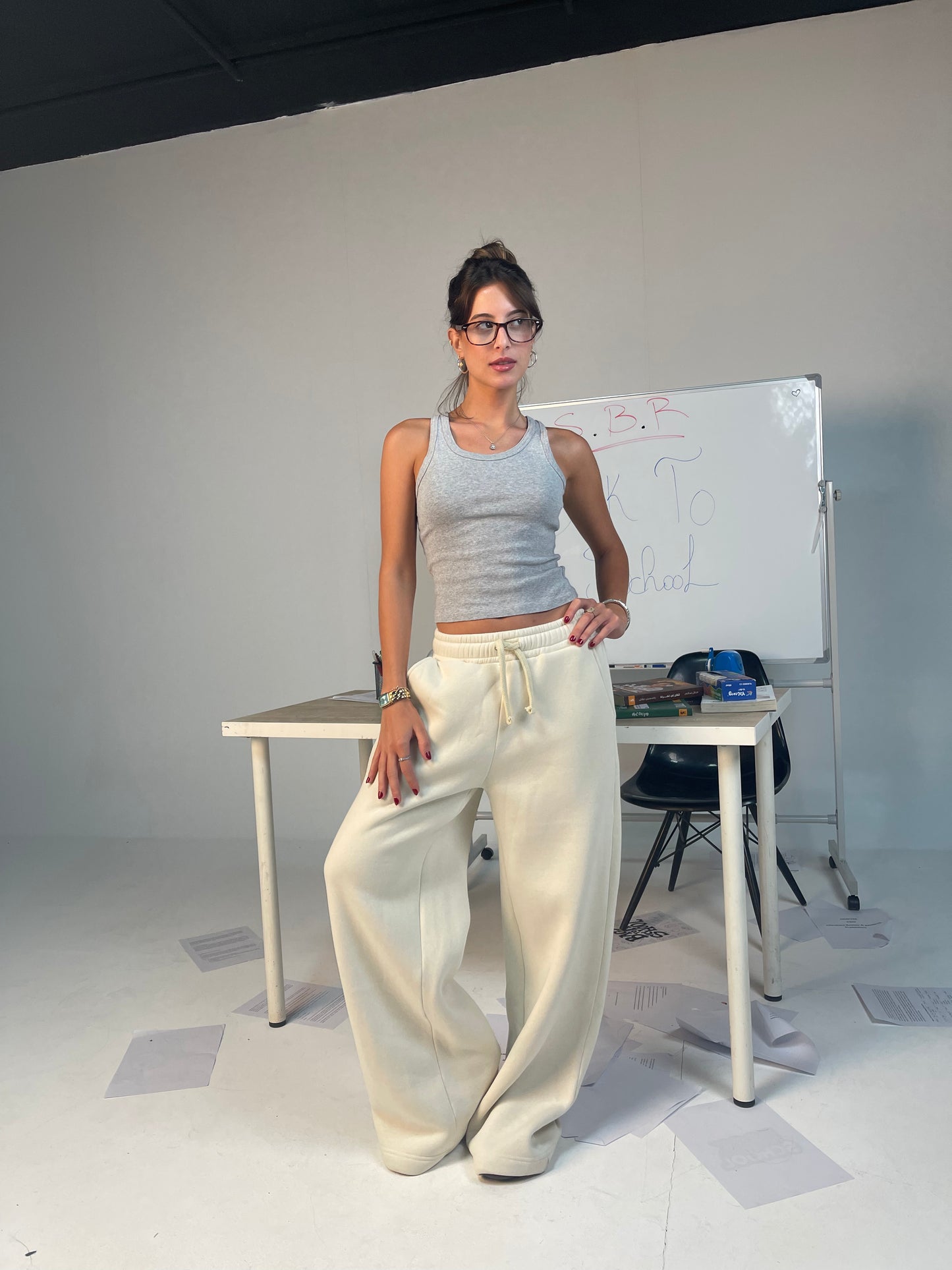 CozyCore Wide-Leg Sweatpants