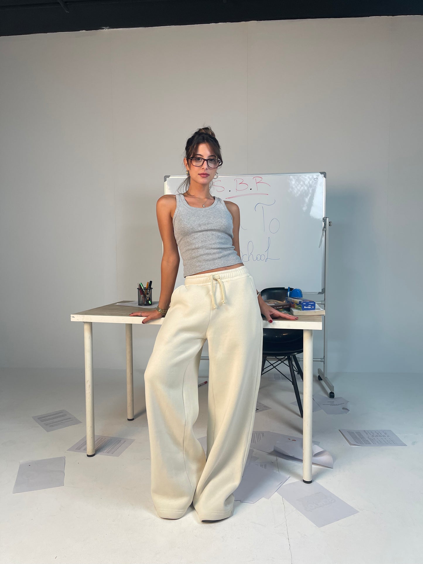 CozyCore Wide-Leg Sweatpants