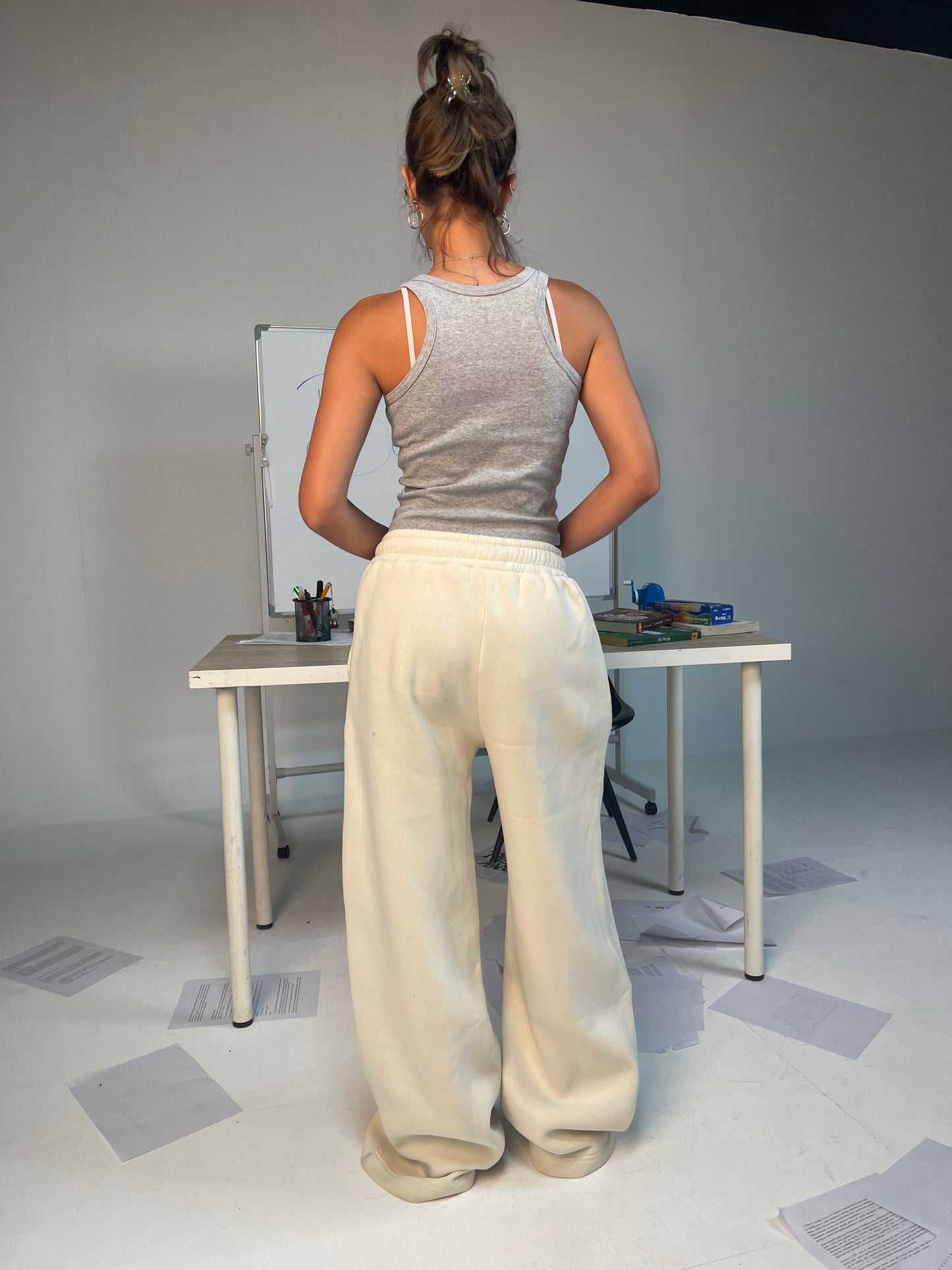 CozyCore Wide-Leg Sweatpants