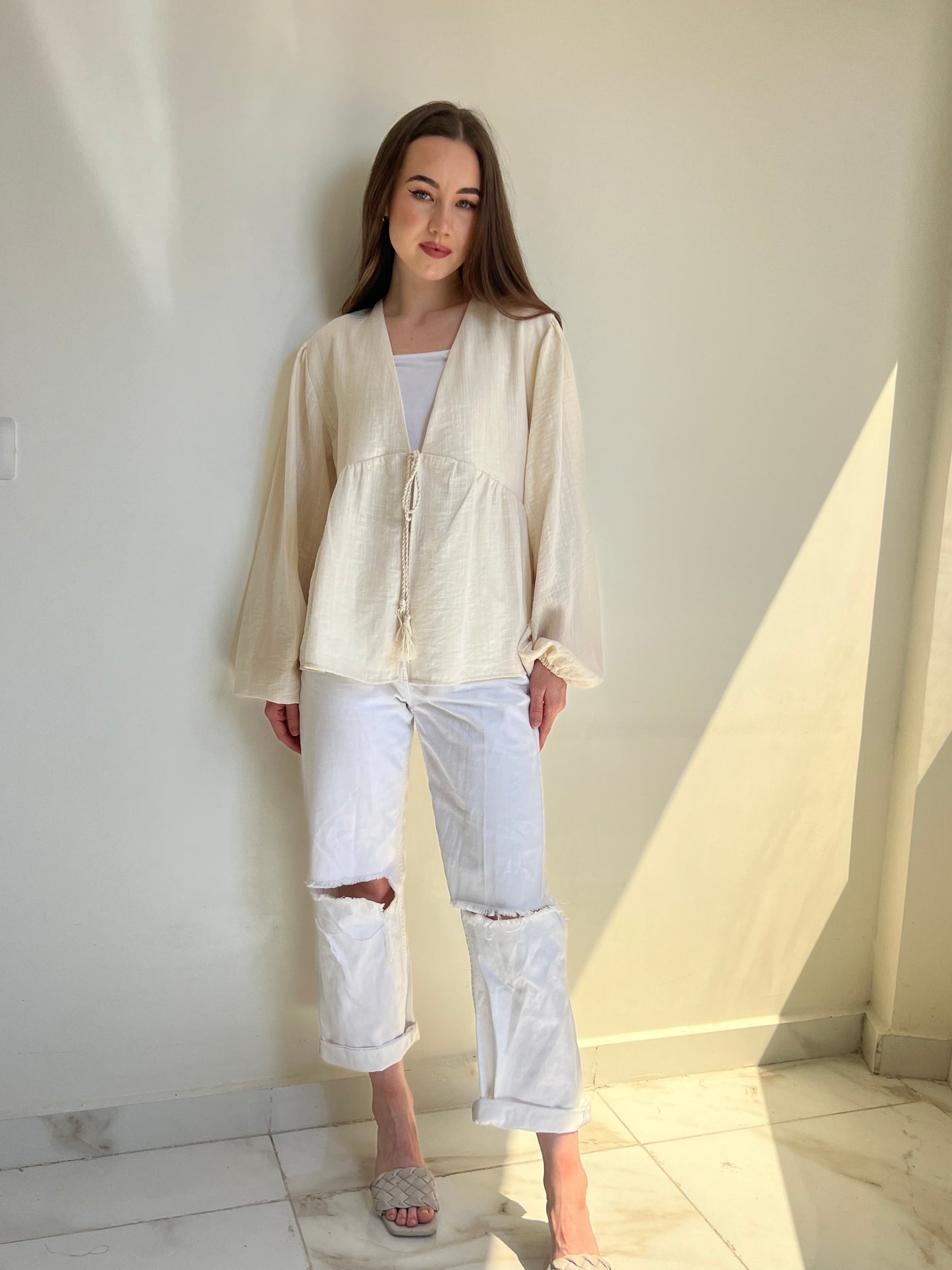 Cloudlight Textured Blouse