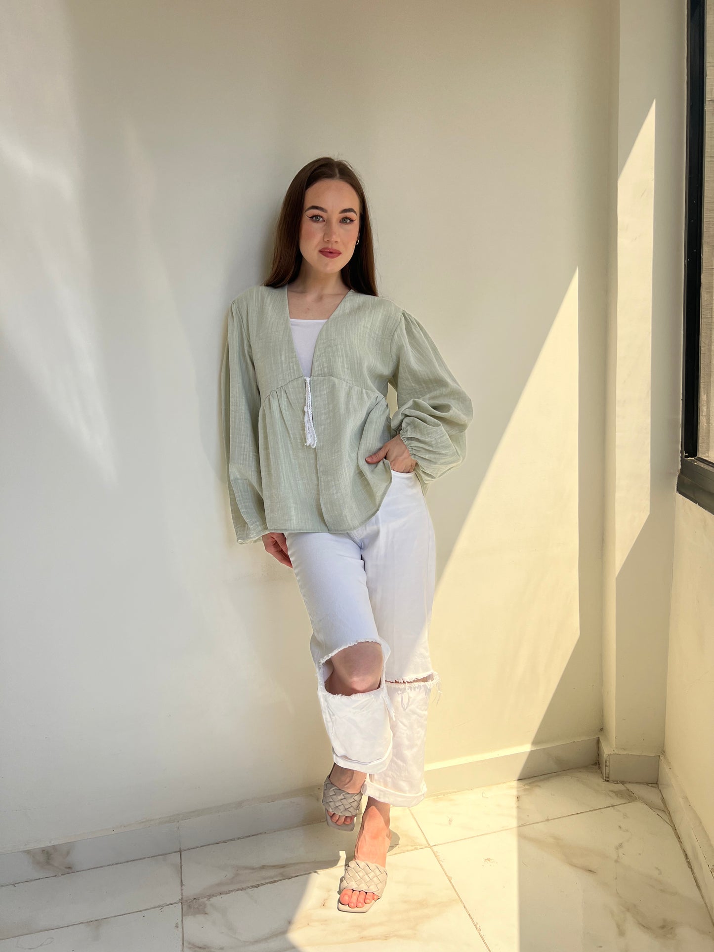 Cloudlight Textured Blouse