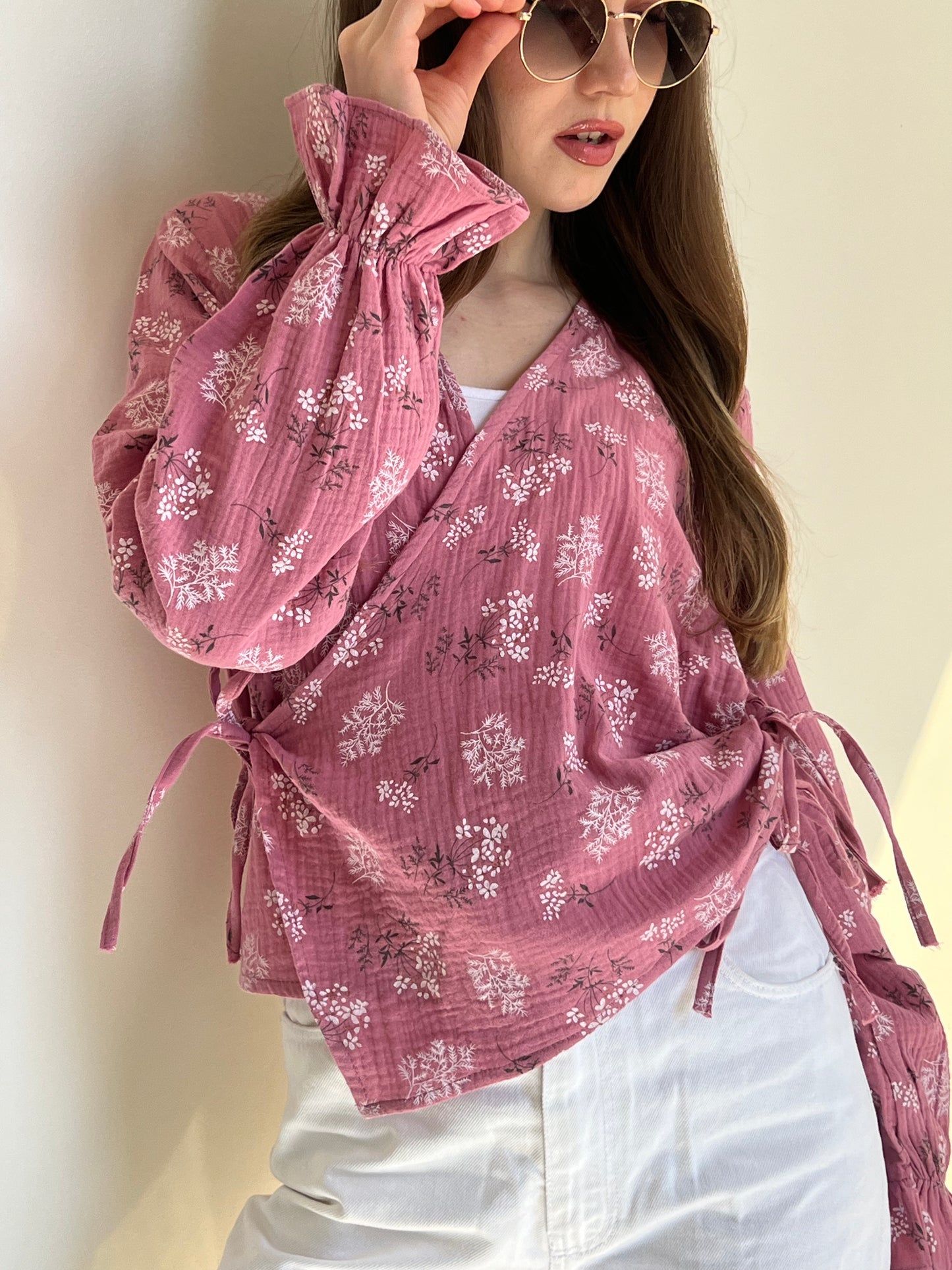 Serene Flow Tie-Front Top