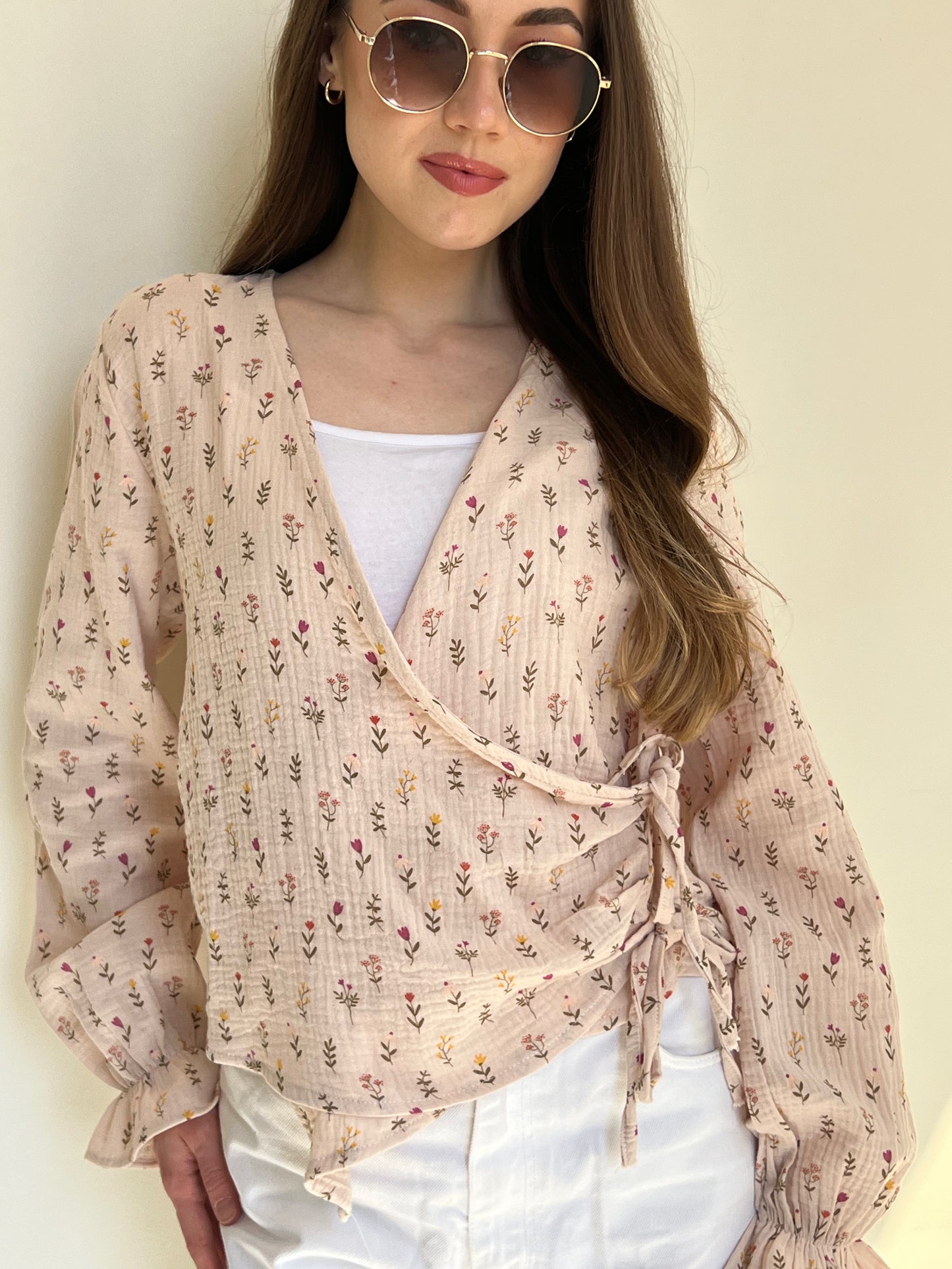 Serene Flow Tie-Front Top