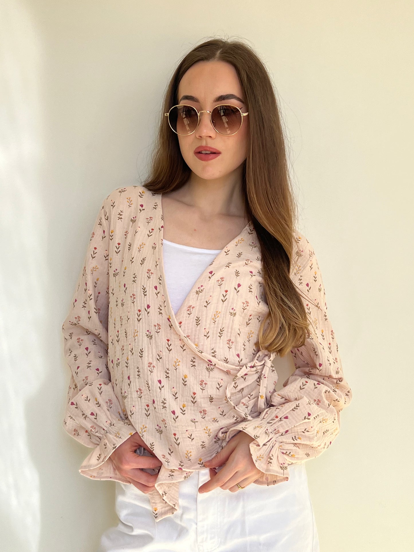 Serene Flow Tie-Front Top