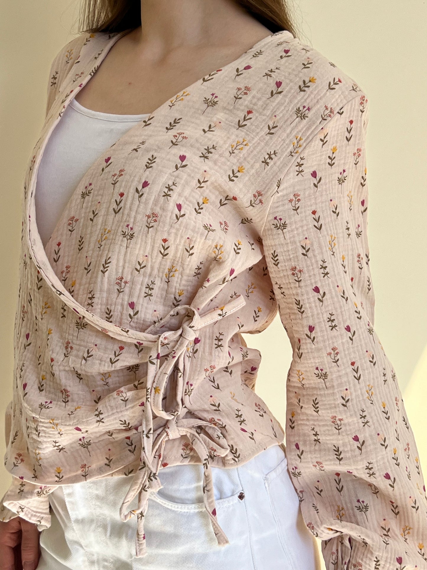 Serene Flow Tie-Front Top