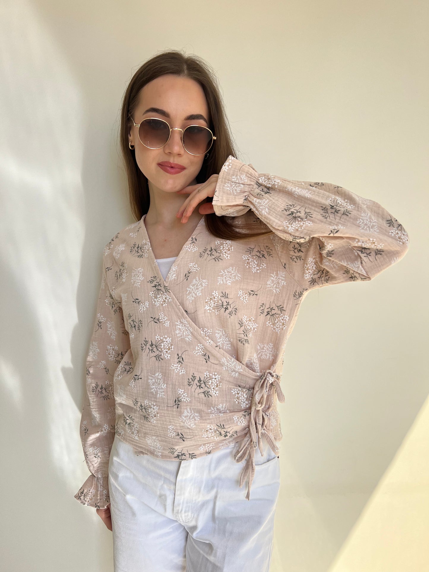 Serene Flow Tie-Front Top