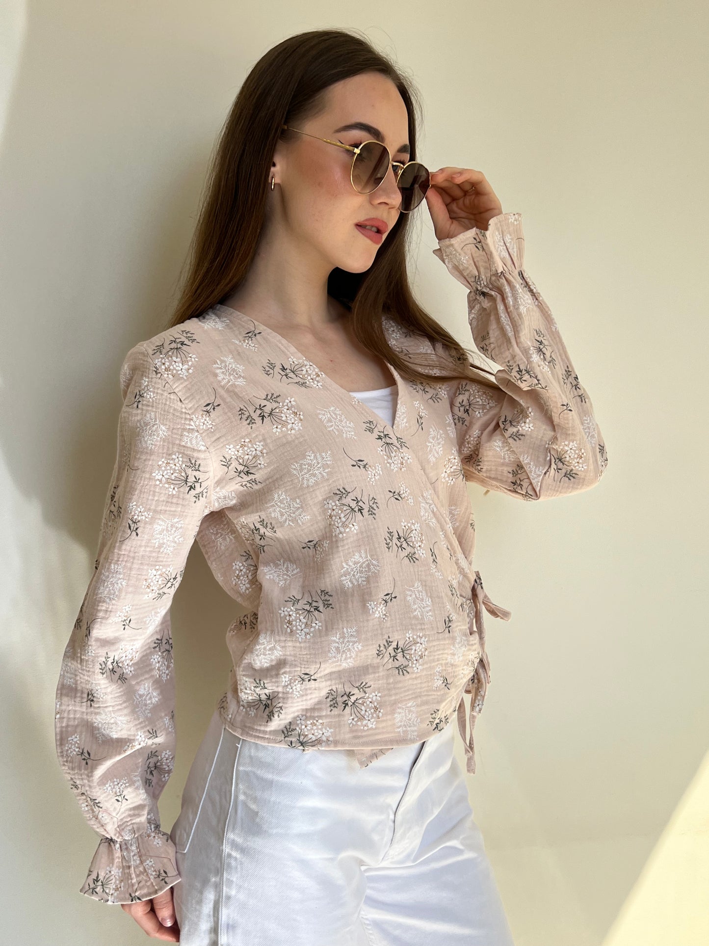 Serene Flow Tie-Front Top