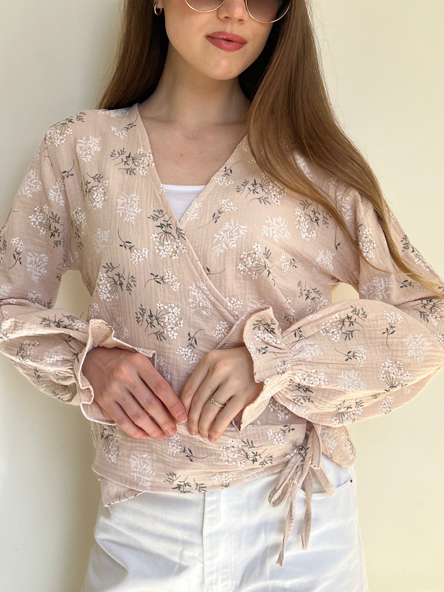 Serene Flow Tie-Front Top