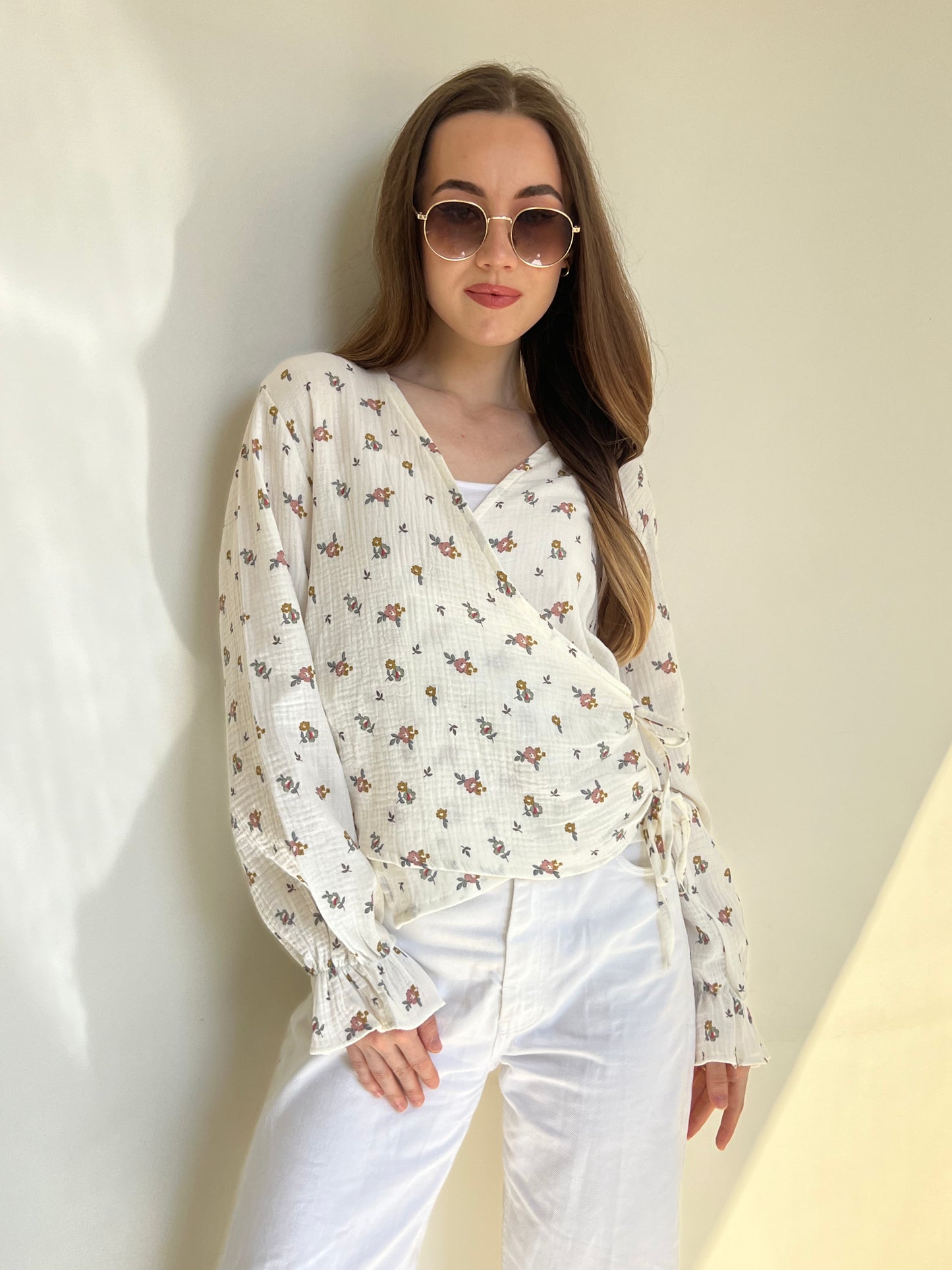 Serene Flow Tie-Front Top