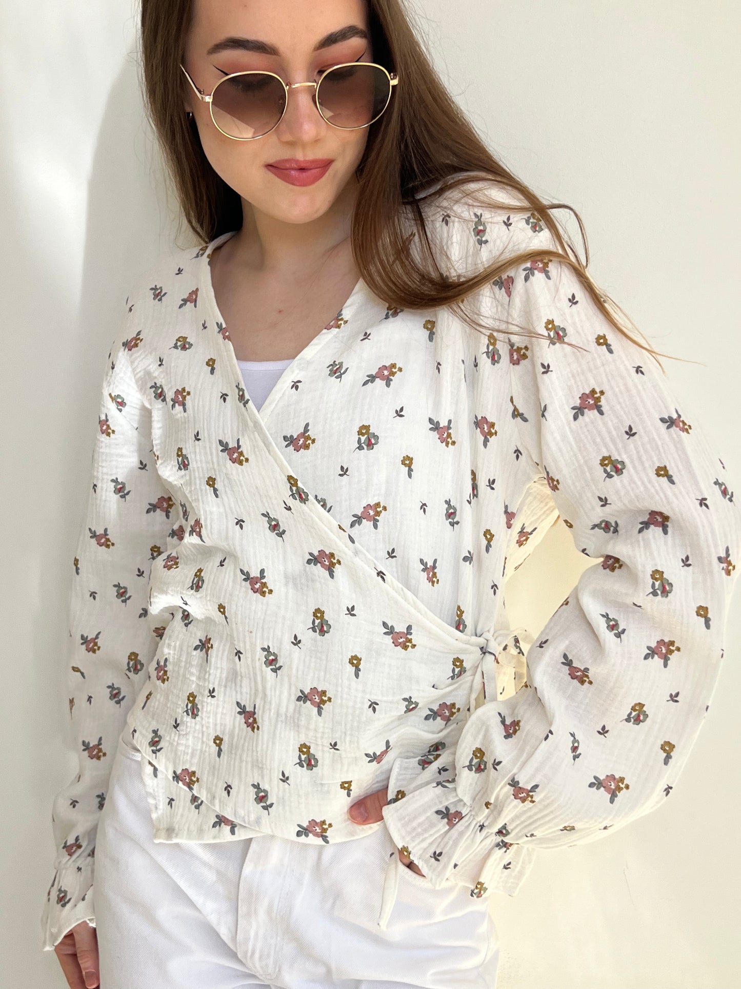 Serene Flow Tie-Front Top
