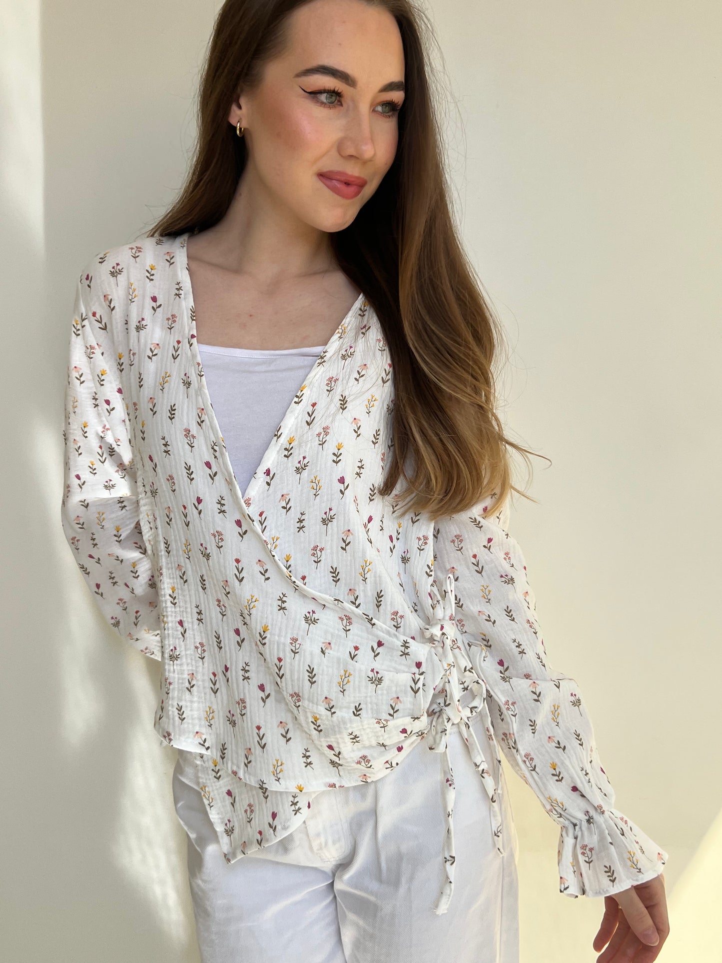 Serene Flow Tie-Front Top