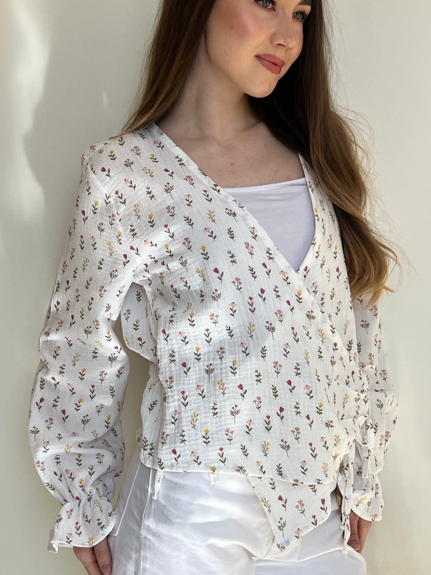 Serene Flow Tie-Front Top