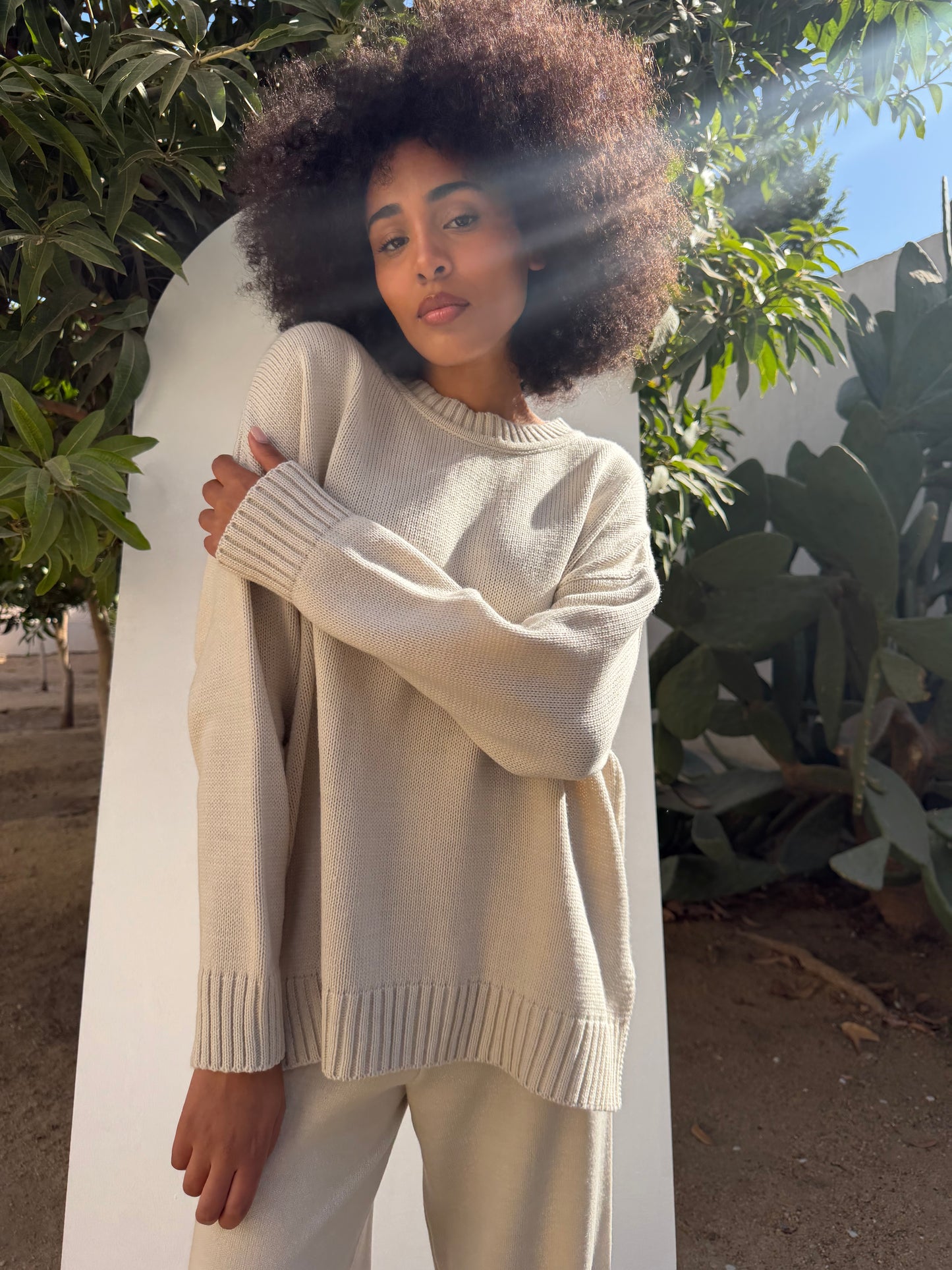 Knitted Comfort Ribbed Set