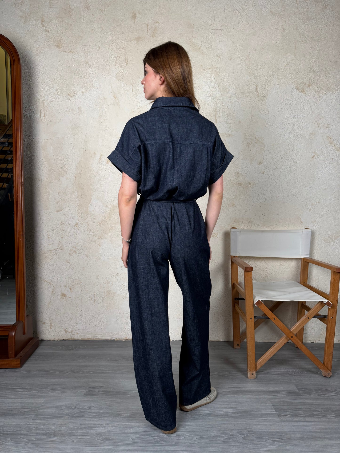 Denim Ease Jumpsuit