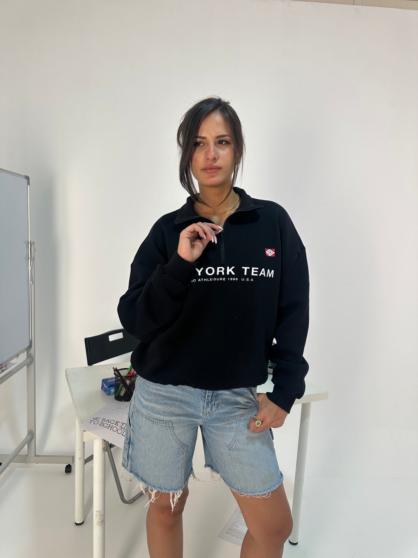 New York Team Quarter-Zip Sweatshirt
