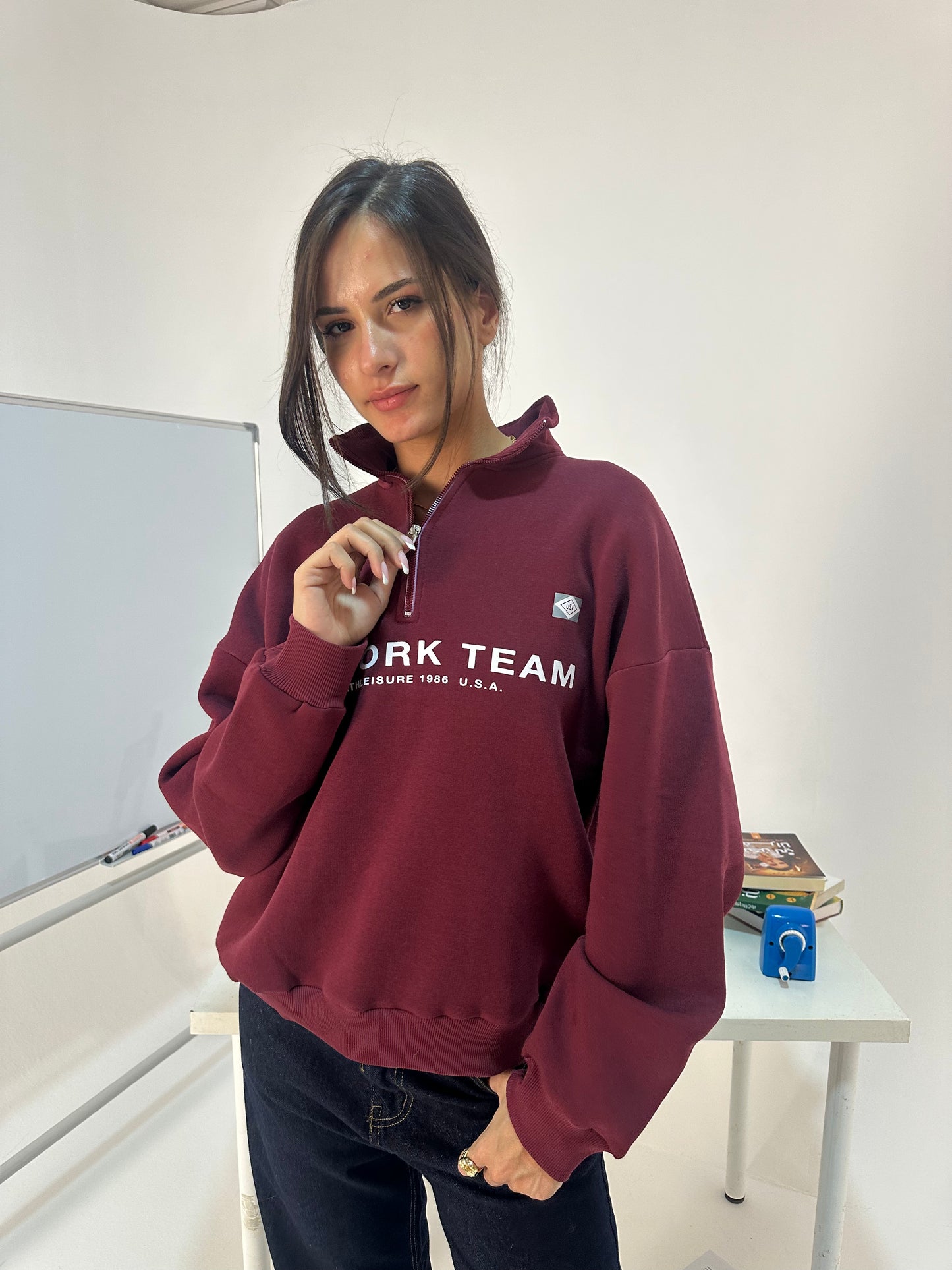 New York Team Quarter-Zip Sweatshirt