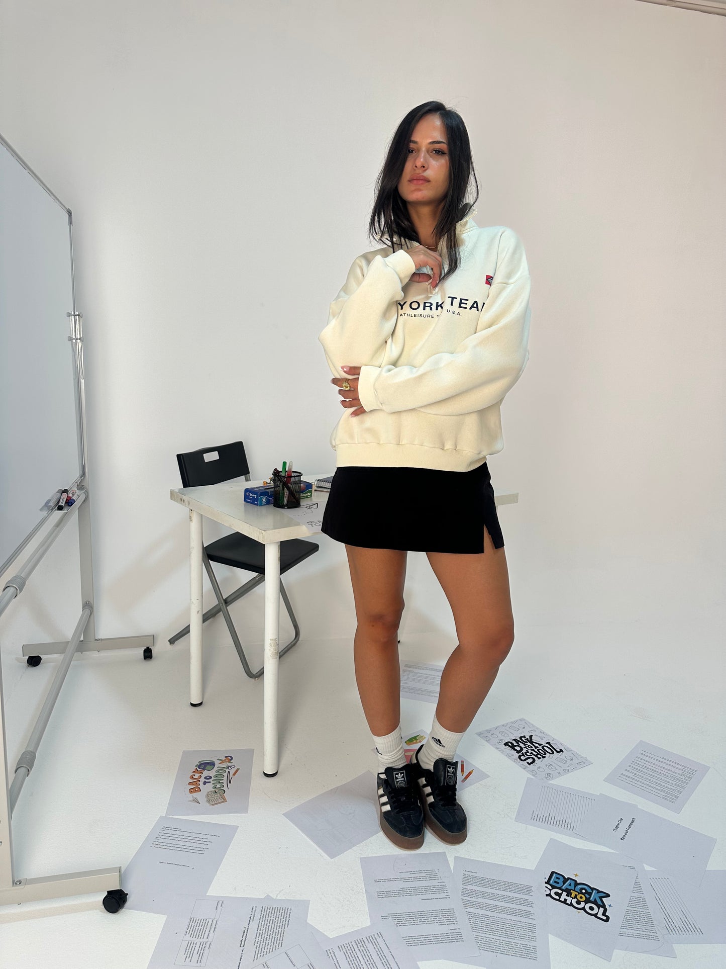 New York Team Quarter-Zip Sweatshirt