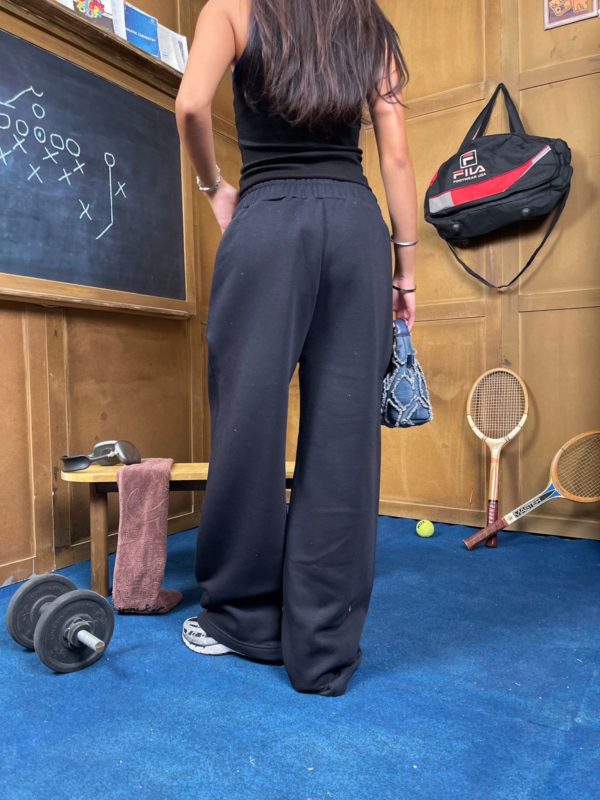 CozyCore Wide-Leg Sweatpants