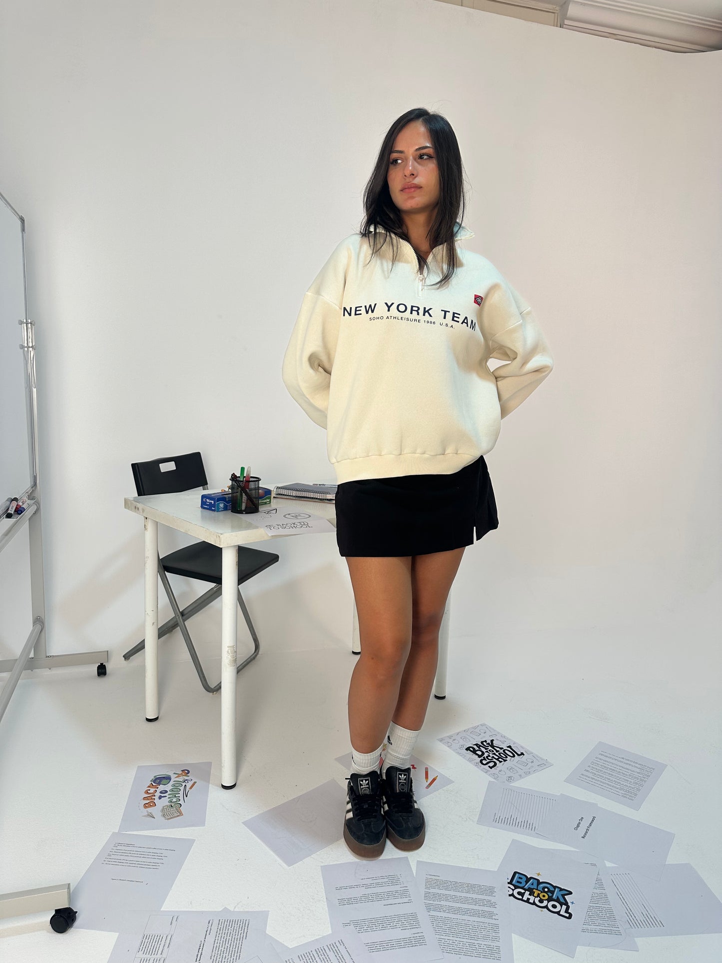 New York Team Quarter-Zip Sweatshirt