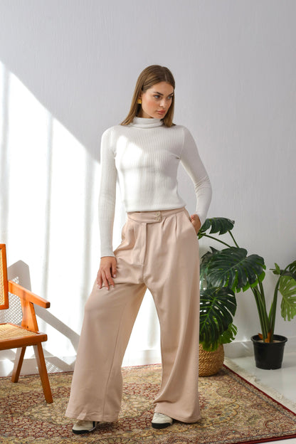 Effortless Elegance Wide-Leg Pants