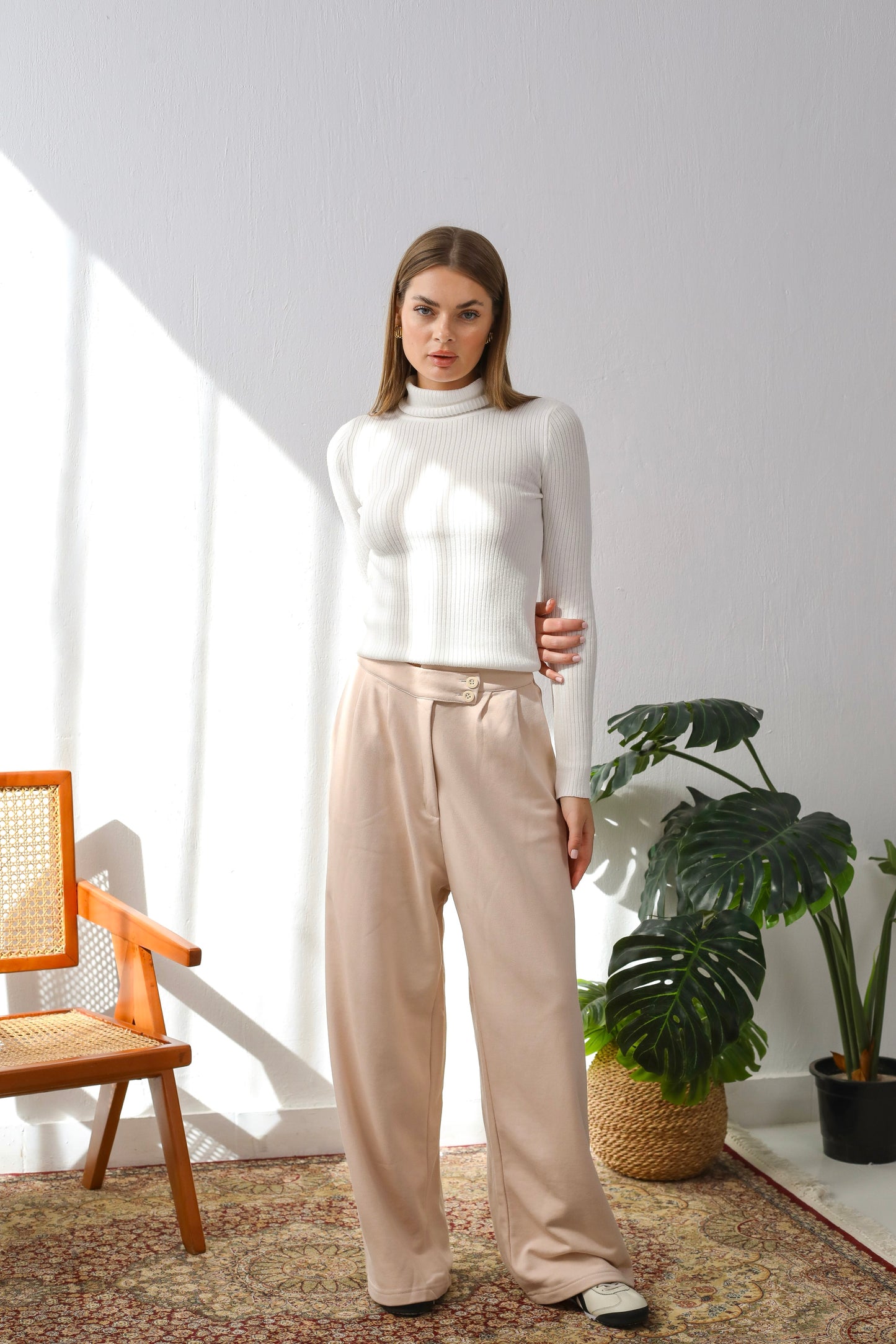 Effortless Elegance Wide-Leg Pants