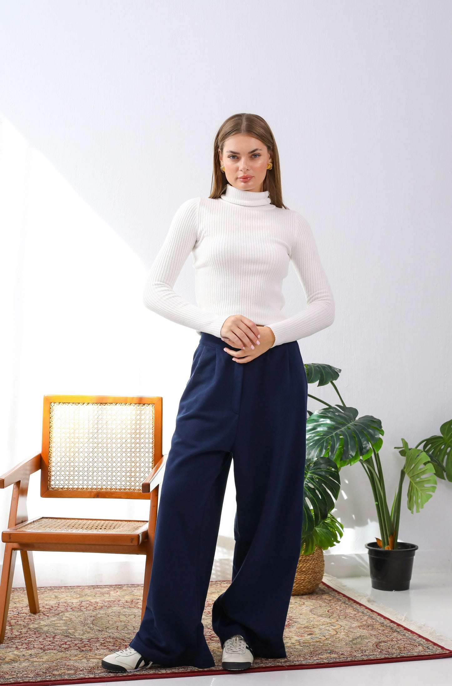Effortless Elegance Wide-Leg Pants