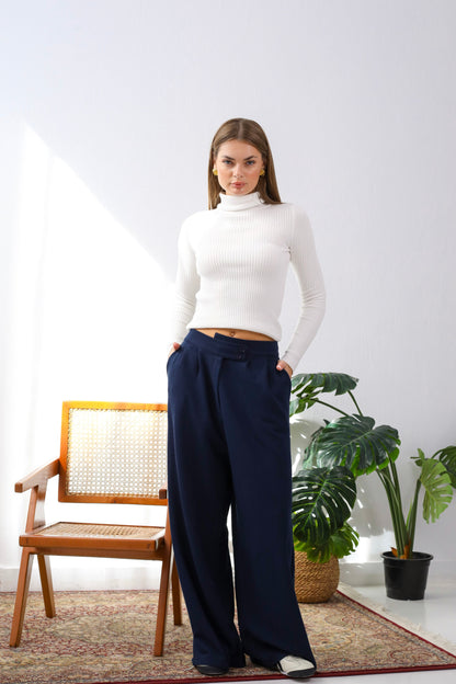 Effortless Elegance Wide-Leg Pants