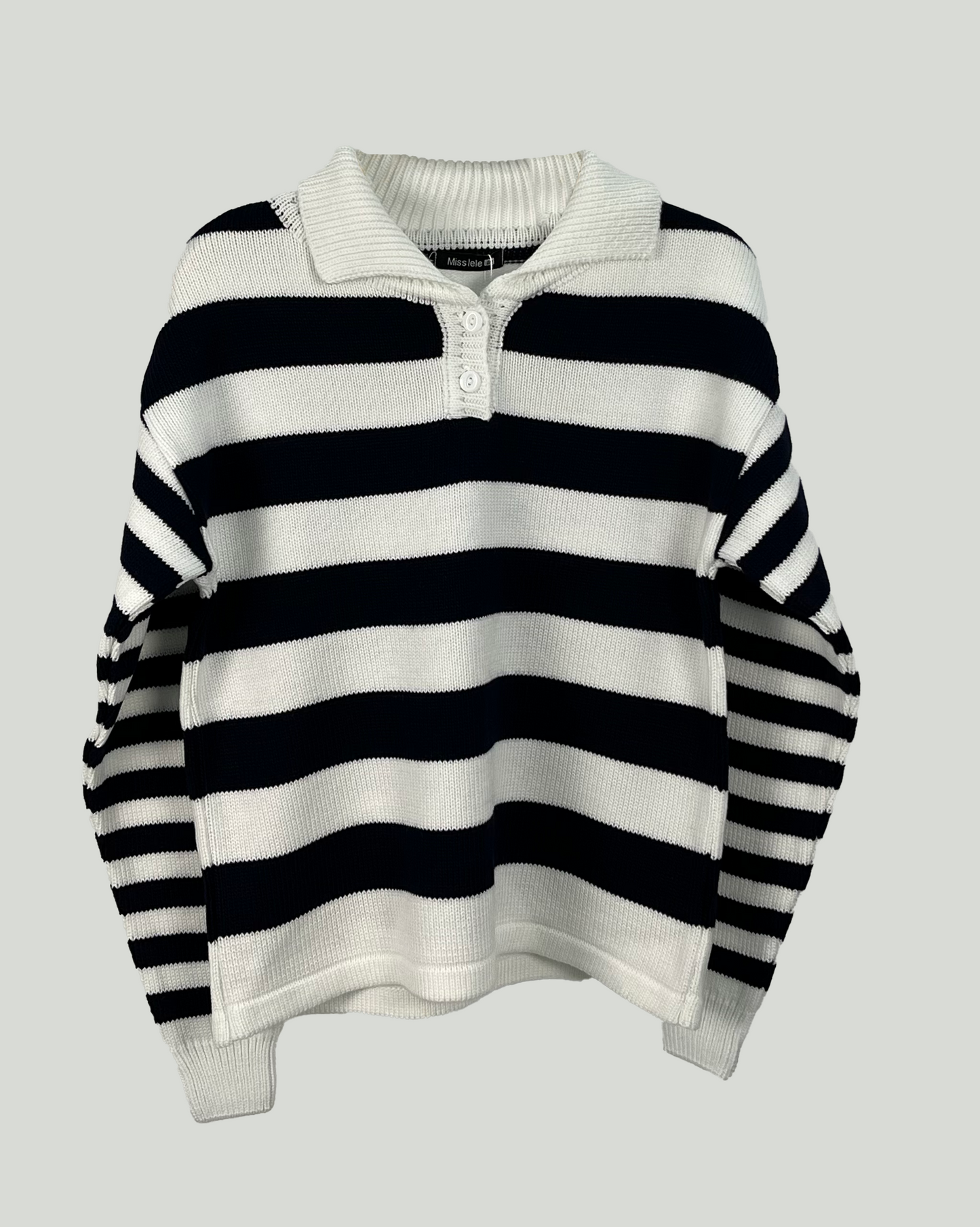Stripe Pattern Pullover