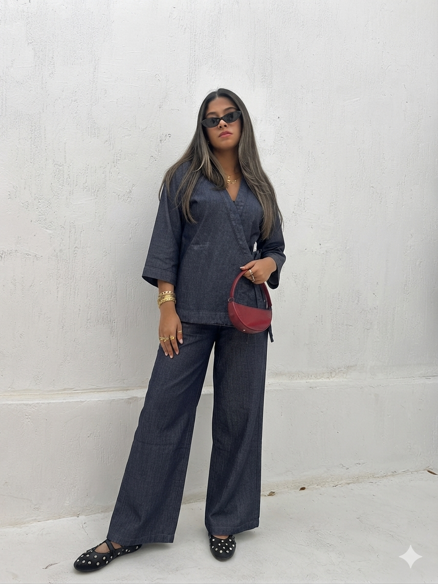Urban Ease Denim Set