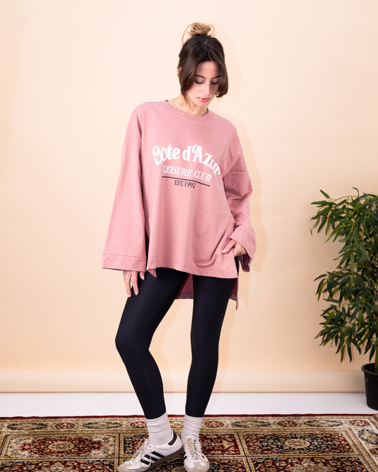 Côte d'Azur Oversized Sweatshirt