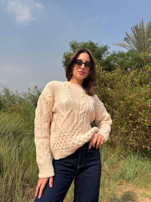 Heritage Cable Knit Sweater