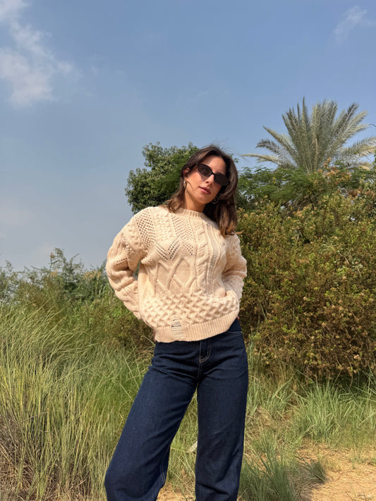 Heritage Cable Knit Sweater