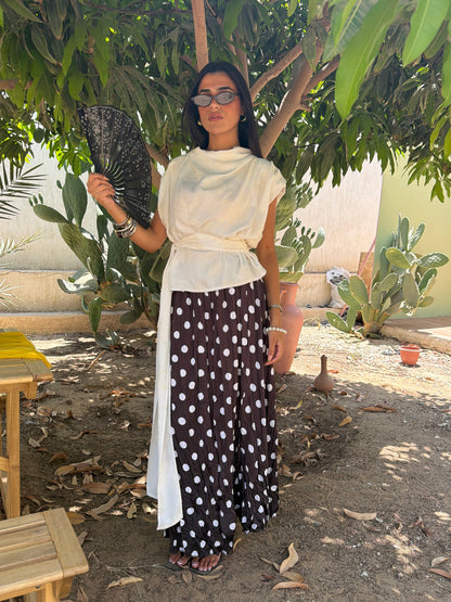 Wrapped Bloom Top