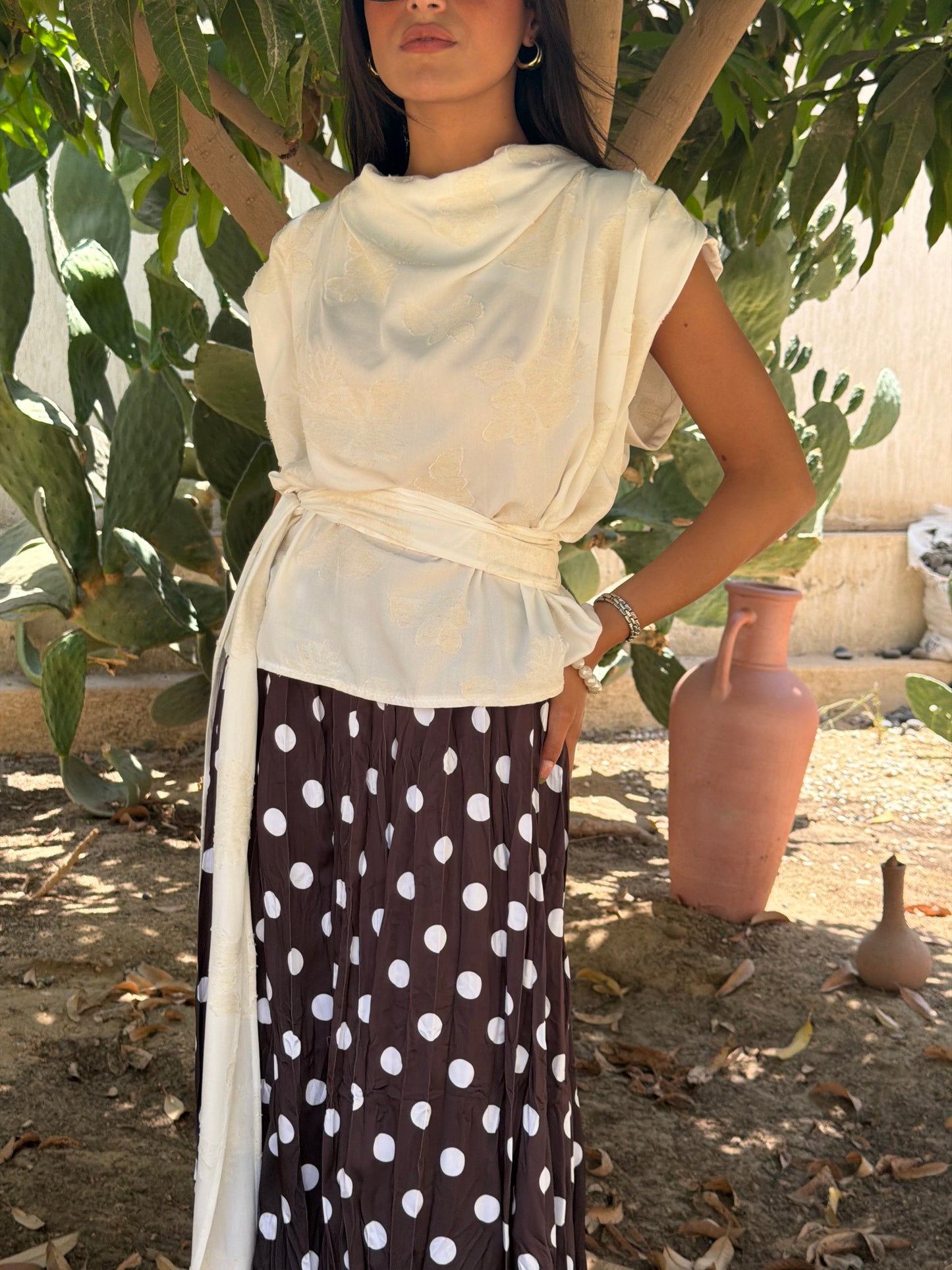 Wrapped Bloom Top