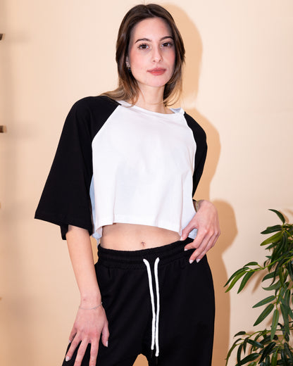 Varsity Vibe Cropped Tee