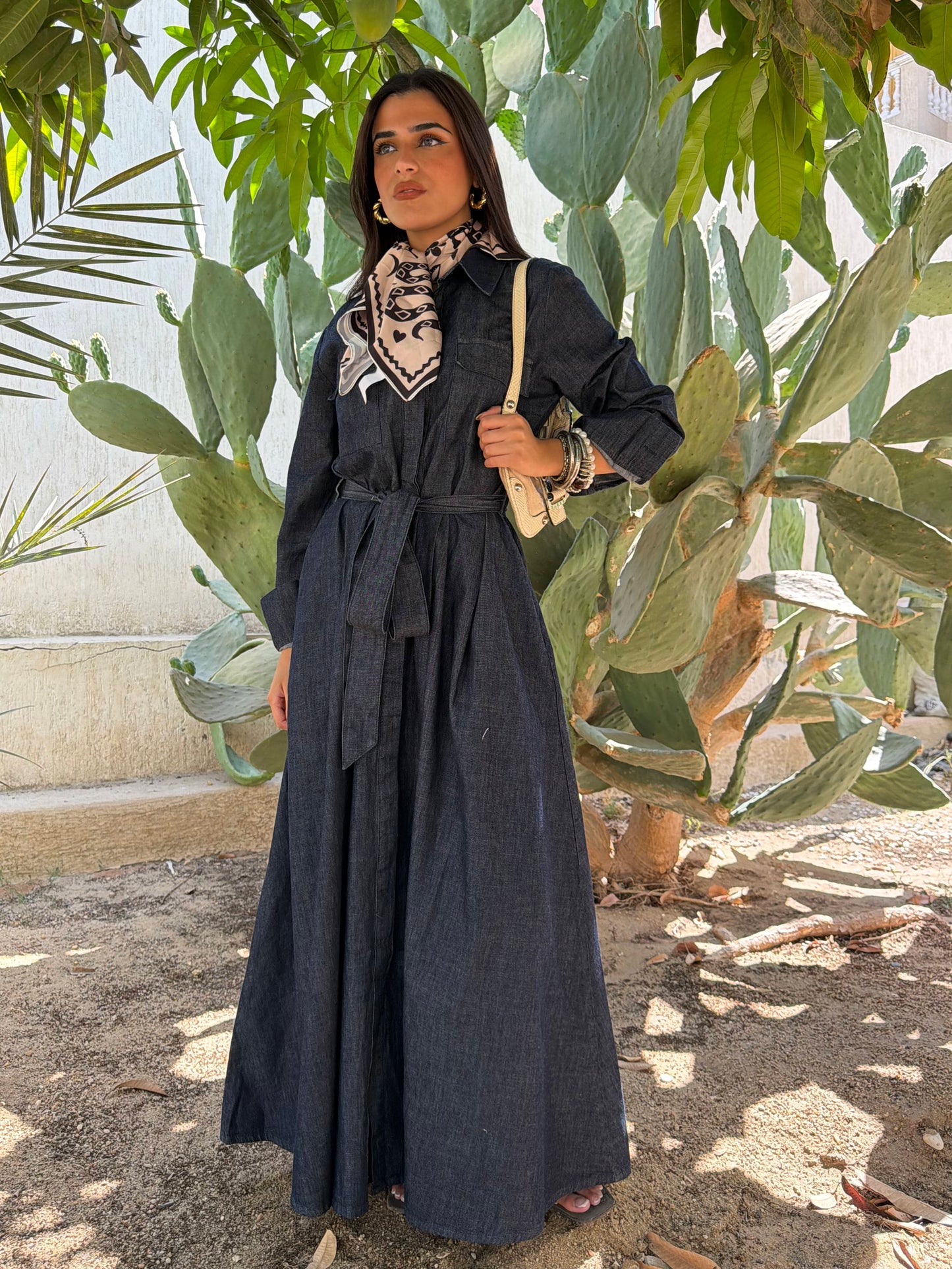 Denim Shirt Dress