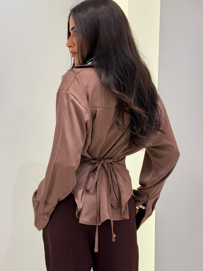 Luxe Tie-Back Shirt